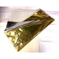2 sides metallic BOPP sheets Gold / Silver